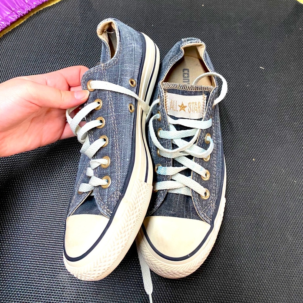 Converse- Gold Denim